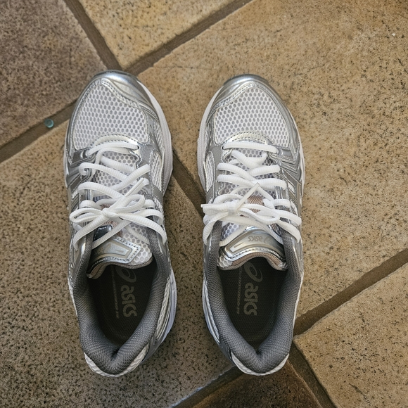 Asics Shoes - ASICS Women's Silver and White Athletic Shoes